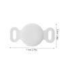 HAPINARY Waterproof Protective Case for Pets and Luggage, Durable Keychain Accessory, White view 2