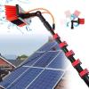 9.2 m Telescoping Window Cleaning Pole with Solar Panel Brush, 35 cm Head view 1