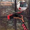 9.2 m Telescoping Window Cleaning Pole with Solar Panel Brush, 35 cm Head view 2