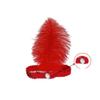 Blausky Vintage Feather Headband for Women, Gold view 3