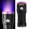 Ghzste 80W 365nm Rechargeable UV Flashlight with Black Filter view 1