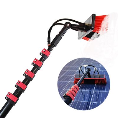 6 m Water-Fed Telescopic Window Cleaning Pole with Brush