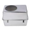 Qcwwy Cat Daily Goods Metal Litter Box with Splash-Resistant High-Side Design, Odor Management, Enclosed Top Entry, and Spacious Multi-Cat Capacity view 2