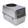 Qcwwy Cat Daily Goods Metal Litter Box with Splash-Resistant High-Side Design, Odor Management, Enclosed Top Entry, and Spacious Multi-Cat Capacity view 4