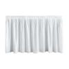 Children's Bed Skirt with Ruffles, Wraparound Design, Machine Washable, 32-Inch White view 1