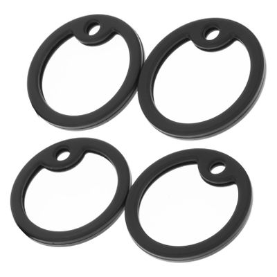 Supvox 8-Piece Dog Tag Silencers, Black