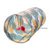Supvox Foldable Cat Tunnel, Cute Indoor Polyester Play Tunnel for Cats and Kittens view 1