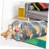 Supvox Foldable Cat Tunnel, Cute Indoor Polyester Play Tunnel for Cats and Kittens view 4