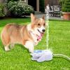 Dog Water Fountain for Puppies and Pets, Paw-Shaped, Foot-Pedal Activated view 2