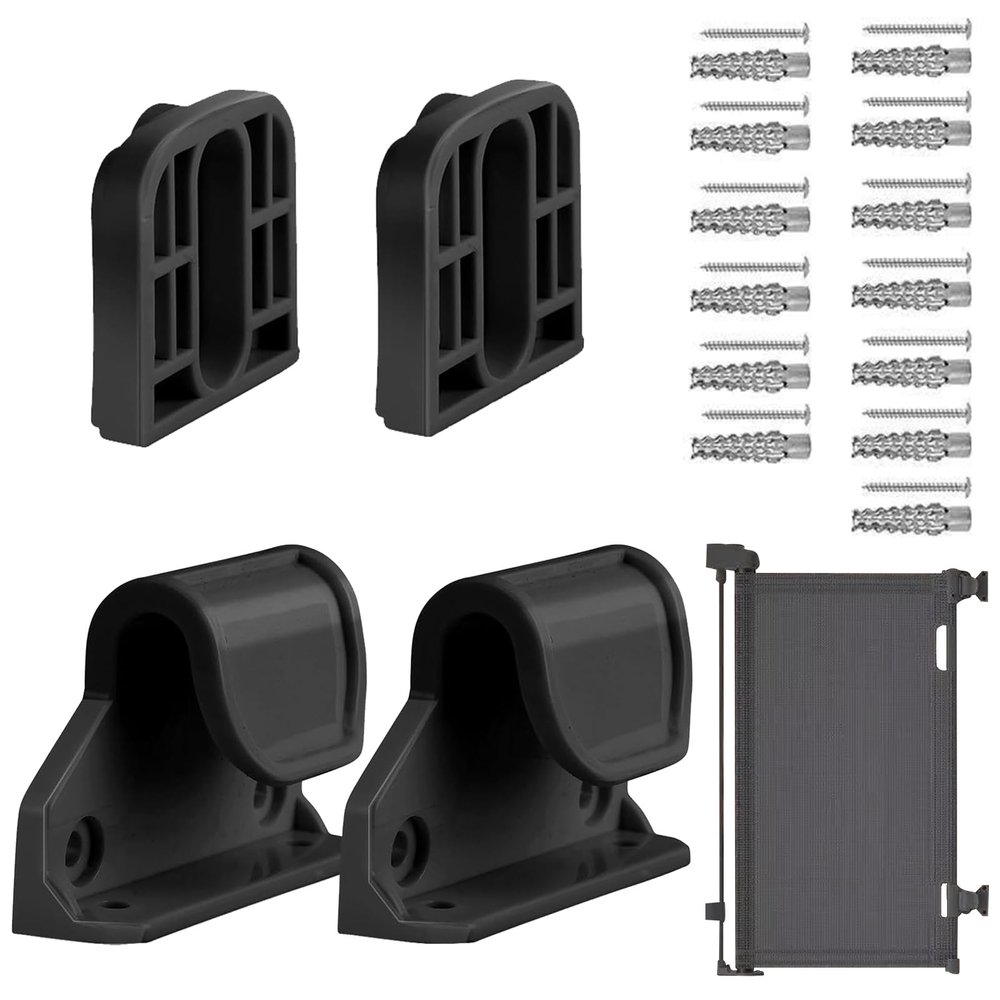 Tuxuseo Baby Gate Hardware Set for Retractable Gates