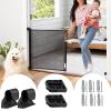Tuxuseo Baby Gate Hardware Set for Retractable Gates view 2