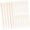 TOGEVAL 100-Pack Disposable Wooden Wax Sticks for Precise Body Hair Removal view 1