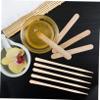 TOGEVAL 100-Pack Disposable Wooden Wax Sticks for Precise Body Hair Removal view 3