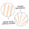 TOGEVAL 100-Pack Disposable Wooden Wax Sticks for Precise Body Hair Removal view 4
