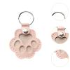 Paw-Shaped Keychain for Pet Hair view 2