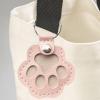 Paw-Shaped Keychain for Pet Hair view 4