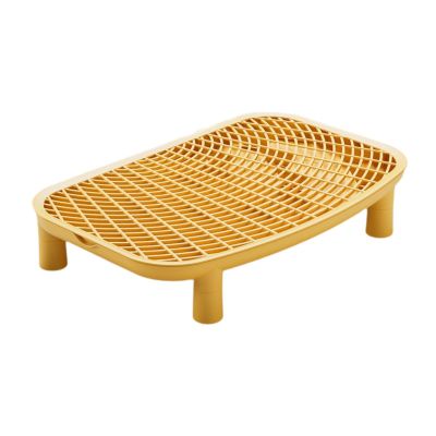 Milageto Cat Ramp for Litter Box Access, Yellow