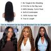 Brazilian Human Hair Lace Front Wig, Deep Wave, 180% Density, 13 x 4, Curly, Natural Black view 3