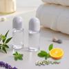 Hehglng Empty Glass Roller Bottles with Plastic Rollerballs, Leakproof, 50 ml, 2-Pack view 2