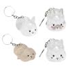 Generic Cat Hair Holder Collector | 4-Piece Pet Hair Container Set - Bunny-Shaped Transparent Holder for Daily Use, Home, Ceremonies, Birthdays, and Travel view 1