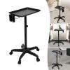 Huangj-0527 Aluminum Salon Rolling Cart for Hair, Tattoo & Cosmetic Tools, Silver view 3
