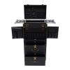 Lockable Rolling Salon Makeup and Hairstyling Cart view 1
