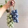 Grape Cluster Soap on a Rope, Handmade Grape Soap for Face, Body and Hands, Decorative Soap Bar (20, Green) view 2