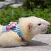 Pet Harness with Butterfly Bow and Checkered Pattern view 4