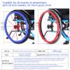 24-Inch Wheelchair Handrim Covers, 1 Pair, Non-Slip and Wear-Resistant view 2