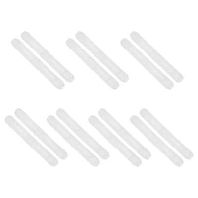 PATIKIL Silicone Eyeglass Ear Hooks, 7 Pairs, Clear, for 3–10 mm Temples