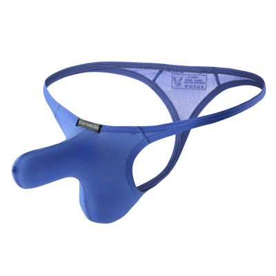 Men's String Thong G-String Underwear, Stretch Cotton