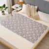 Morbuy Washable Waterproof Incontinence Bed Pad, Non-Slip, 180 x 200 cm, Floral view 1