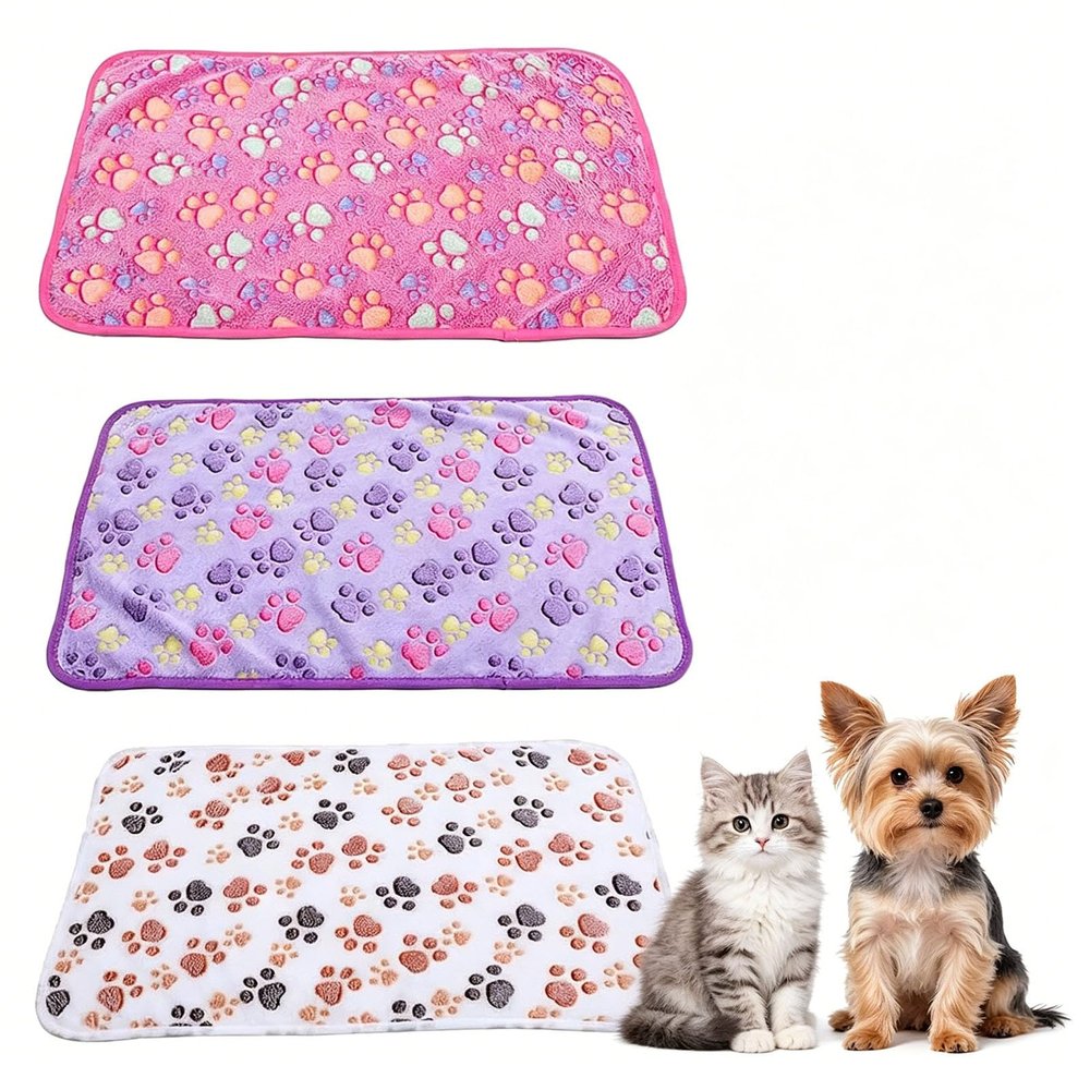 NieYat 3-Piece Cat Blanket Set