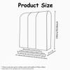 Reusable Dustproof Garment Rack Cover, Transparent view 2
