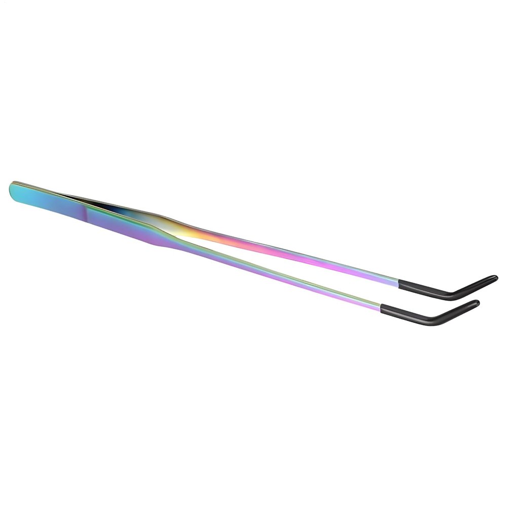 Silicone-Tipped Feeding Tongs for Terrariums