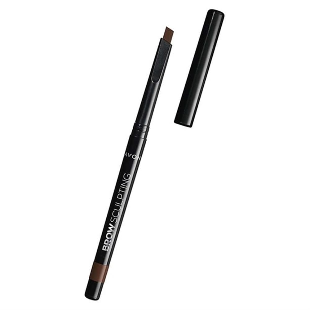 Avon Brow Sculpting Pencil with Angled Tip, Twist-Up, No Sharpener Needed (Light Brown)