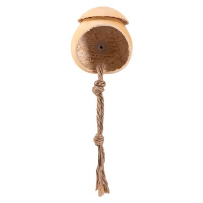 Handmade Wooden Spider House with Suction Cup