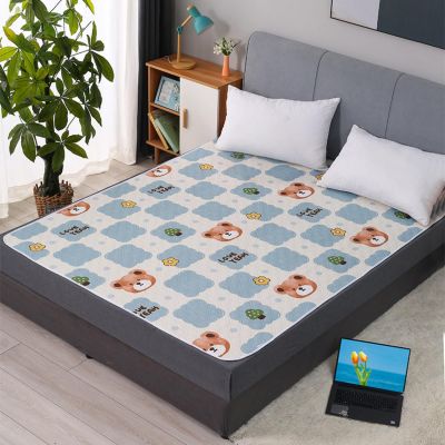 Morbuy Washable Incontinence Bed Pad, Waterproof, Non-Slip, Soft, 35 x 45 cm, Brown