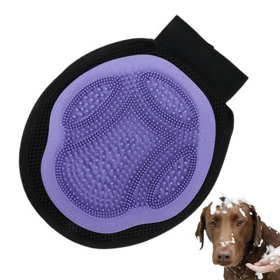 Pet Bath Brush | Dog Shower Brush | Cat Massage Brush with Long and Short Bristles