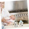 BESTonZON 2-Pack Cotton Baby Bottle Covers with Cartoon Pattern, Reusable and Impact-Resistant view 4