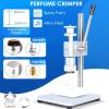Troqullium Manual Crimping Machine for Perfume Bottles, Adjustable Desktop Capper view 2