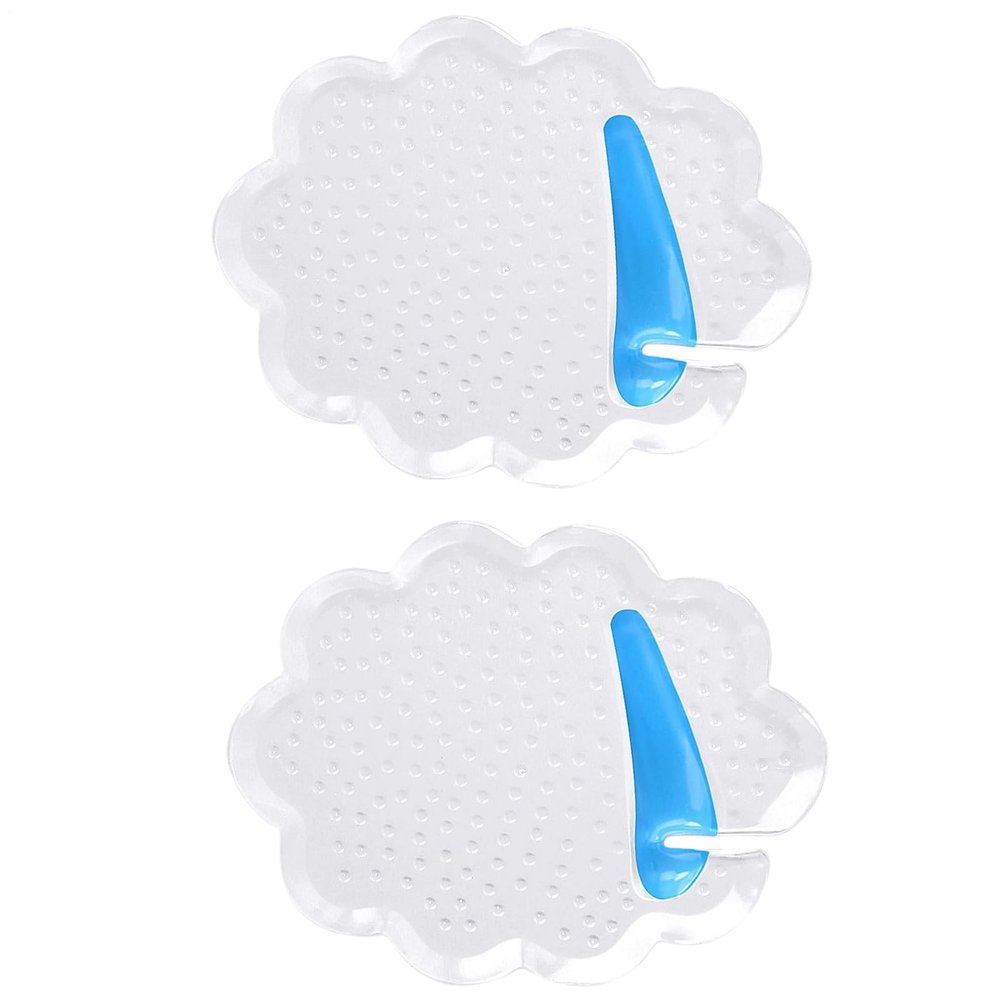 Transparent Washable Shock-Absorbing Toe Protectors for Sandals