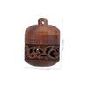 Lantern-Shaped Wooden Aroma Hangers, 3-Pack, Brown, for Car view 2