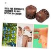Lantern-Shaped Wooden Aroma Hangers, 3-Pack, Brown, for Car view 3