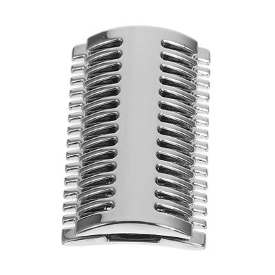Zinc Alloy Razor Head, Silver, Model 3 with Open Comb