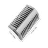Zinc Alloy Razor Head, Silver, Model 3 with Open Comb view 2
