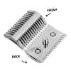 Zinc Alloy Razor Head, Silver, Model 3 with Open Comb view 3