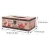 Mobestech Wooden Tissue Box, Retro Style, Smooth Surface view 2