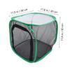 Foldable Butterfly Mesh Cage with Zipper, Black, for Children view 2