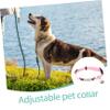 GALPADA Cat Collar Pink with Name Tag and Bell view 4